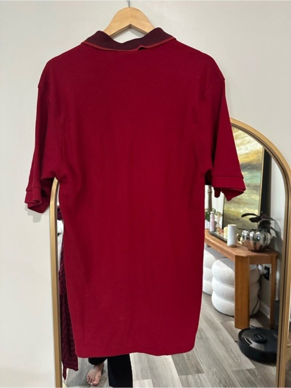 Nike Dri-FIT Men’s Burgundy Red Golf Polo Shirt Swoosh Short Sleeve XXL - Picture 3 of 9